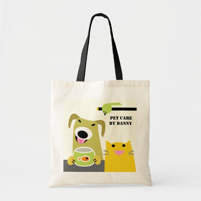 Pet Sitter's Business Tote Bag (Front)