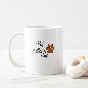 'Pet Sitters Club' Fun Playful Animal Lovers Gift Coffee Mug