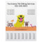 Pet Sitter's Flyer with tags-dog, cat, bird, snake