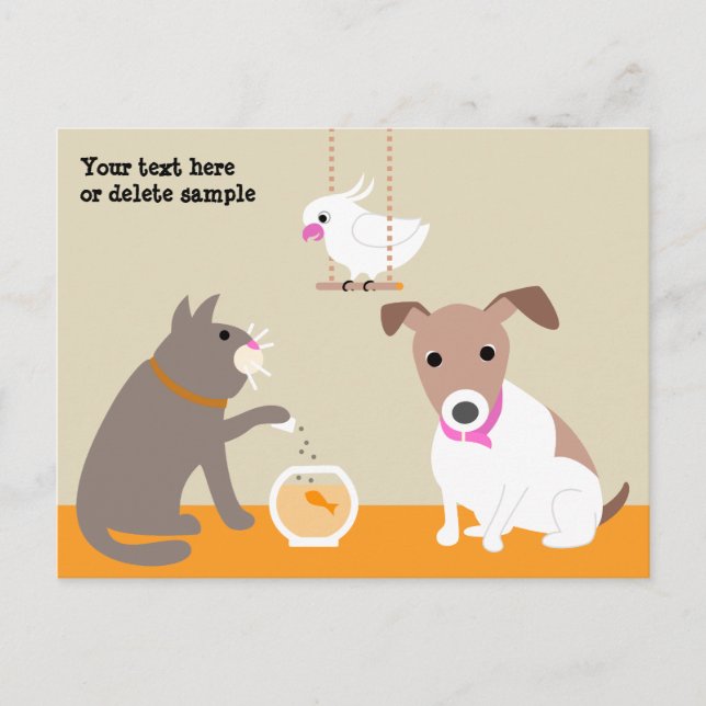 Pet Sitter's Postcard (Front)