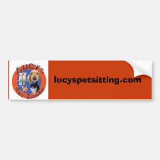Pet Sitting Bumper Sticker