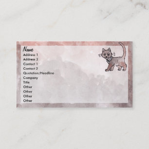 Pet Sitting Business Card