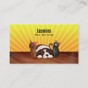 Pet Sitting Business Cards