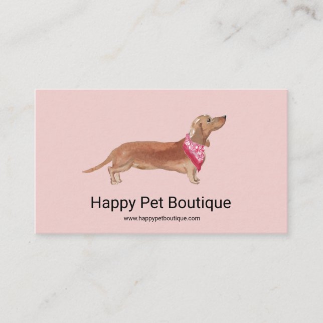 Pet Sitting, Dog Sitting, Pet Business Cards,  Bus Card (Front)