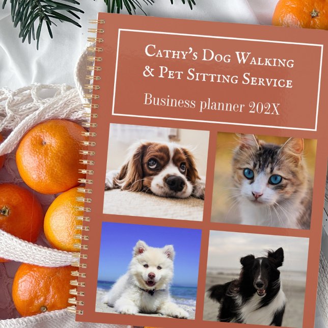 Pet Sitting Dog Walking Service Personalised Photo Planner (Creator Uploaded)