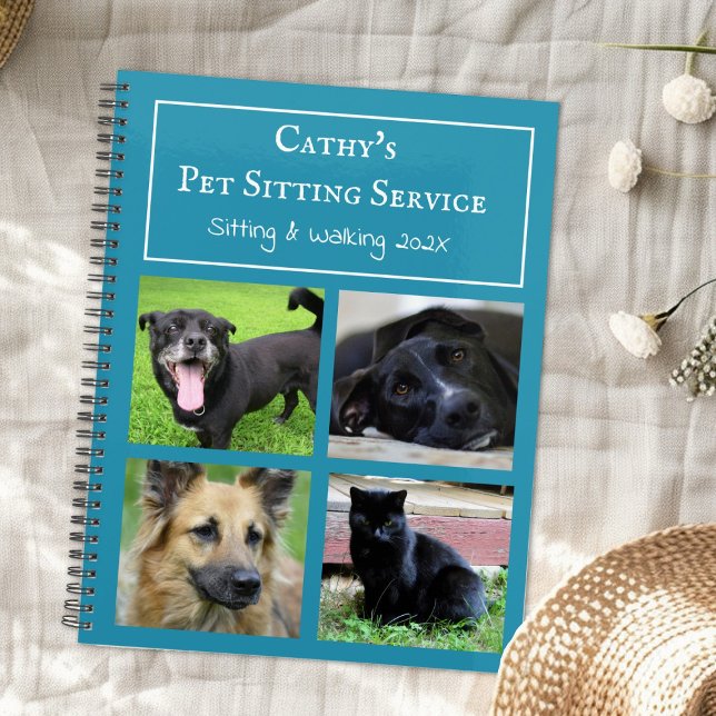 Pet Sitting Dog Walking Service Personalised Photo Planner (Creator Uploaded)