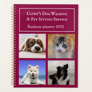 Pet Sitting Dog Walking Service Personalised Photo Planner