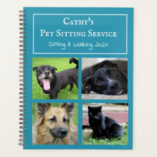 Pet Sitting Dog Walking Service Personalised Photo Planner