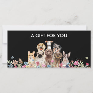 Pet Sitting Gift Voucher for Dog Owners