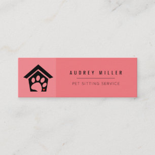 Pet Sitting Service Pet Care Square Business Card