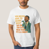 Pet Snake No Hair Suit Funny Graphic
