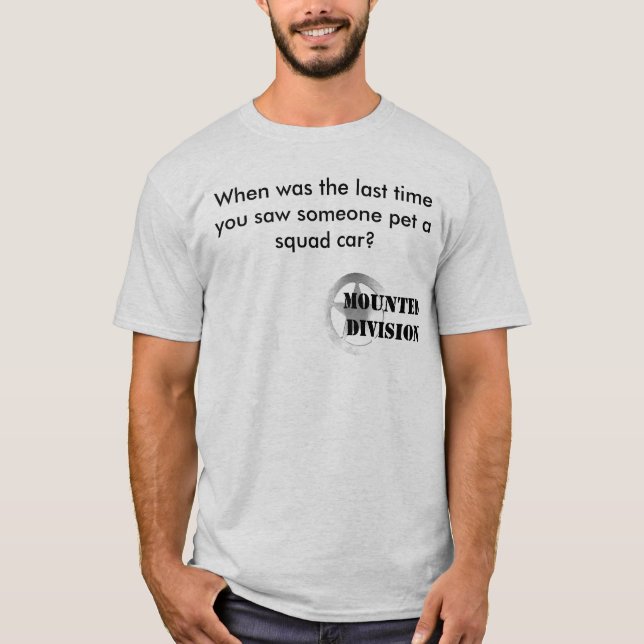 Pet Squad Car T-Shirt (Front)