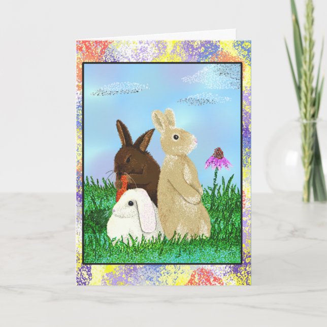 Pet Star Bonny Bunnies Birthday Card (Front)