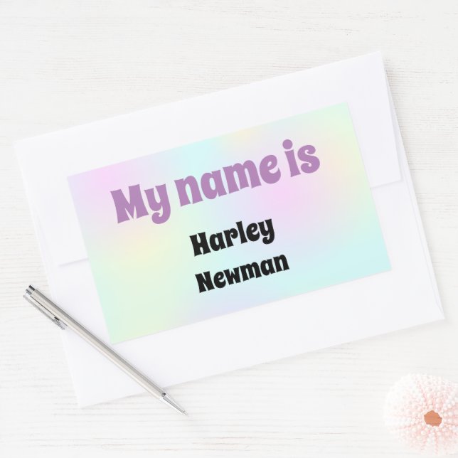 Pet Star  Cool Cat Name Tag (Envelope)