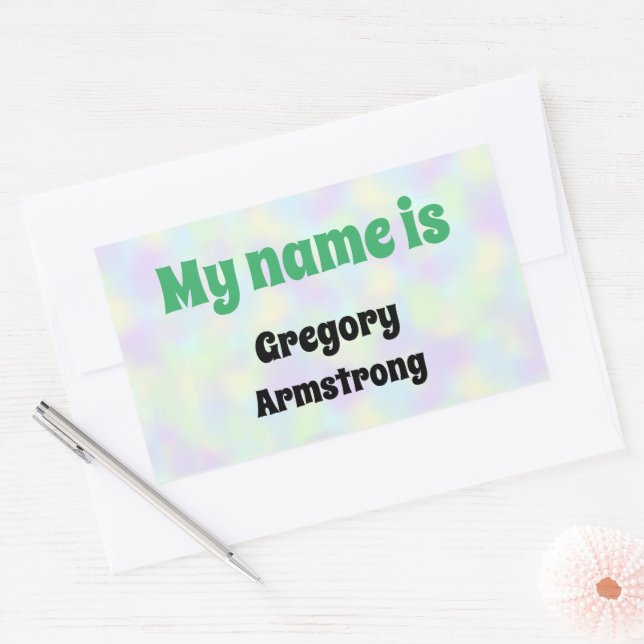 Pet Star Funny Budgies Name Tag (Envelope)