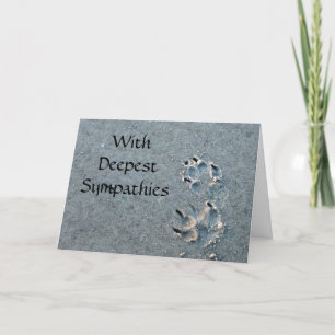 Pet Sympathy Card