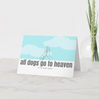 Pet Sympathy Card