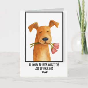Pet Sympathy  Card