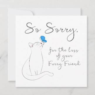 Pet Sympathy Card