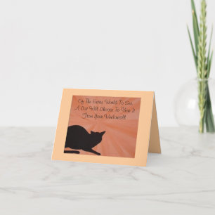 Pet Sympathy Card - Cat