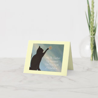 Pet Sympathy Card - Cat (Kinky Friedman quote)