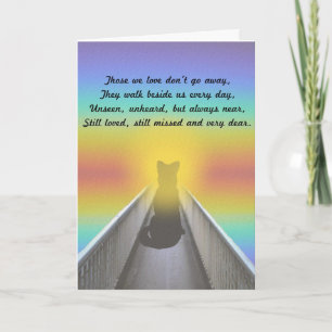 Pet Sympathy Card - Dog