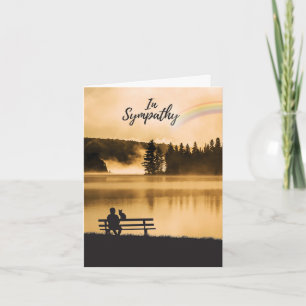 Pet Sympathy Card - Sympathy Rainbow Cat