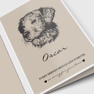 Pet Sympathy Cards Best Friend Retriever