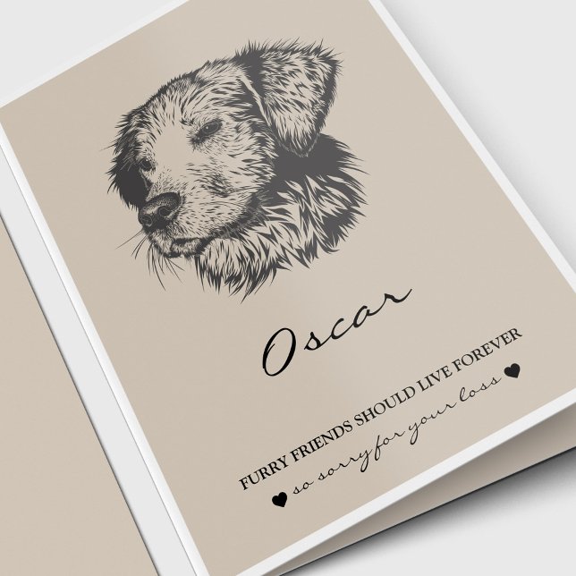 Pet Sympathy Cards | Best Friend Retriever (Pet Loss, Pet Memorial, Dog Lover, Pet Sympathy Card for a Golden Retriever)