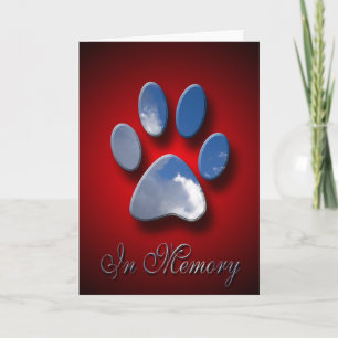 Pet Sympathy Greeting Cards   Loss Of Pet