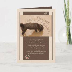 Pet Sympathy Loss of a Dog Deluxe Card