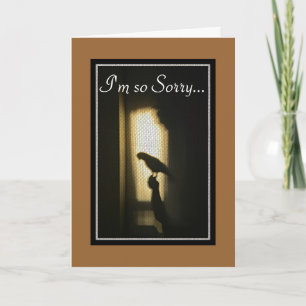 Pet Sympathy, Parrot Loss, African Grey Shadow Card