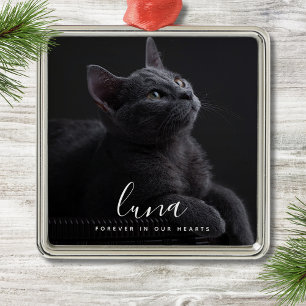 Pet Sympathy Photo Memorial Tribute Metal Tree Decoration