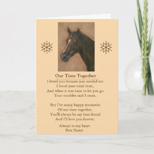 pet sympathy poem original customisable message card
