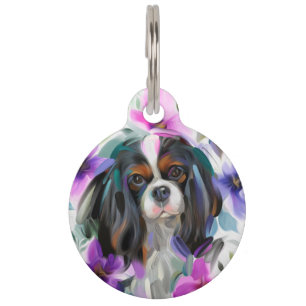 Pet TAG 'Anemone' Tricolor Cavalier Art