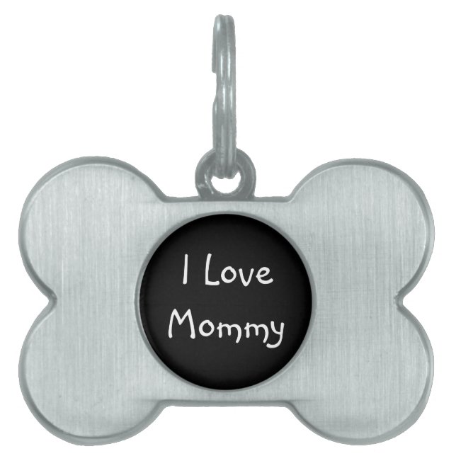 Pet Tag I Love Mummy (Front)
