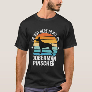 Pet The Doberman Pinscher Retro T-Shirt