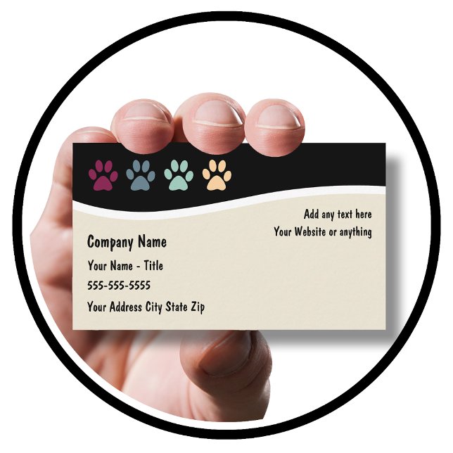 Pet Theme Business Cards (Creator Uploaded)