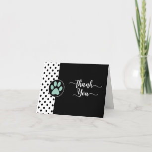 Pet Theme Thank Yous Thank You Card