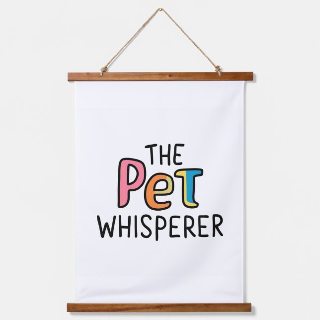Pet whisperer hanging tapestry (Front)