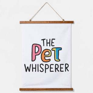 Pet whisperer hanging tapestry