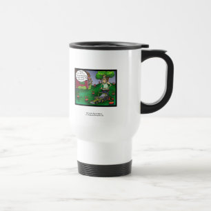PETA & The Crabgrass Cartoon Funny Travel Mug