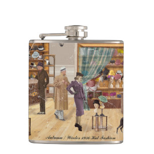 Petaca Autumn - Winter Fashion, 1934 Hip Flask