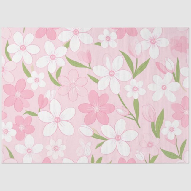 Petal Bells of Easter Morn Tissue Paper (Front)