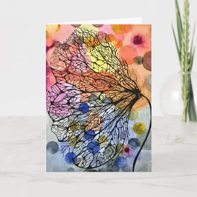 Petal - Blank inside greeting card  (Front)