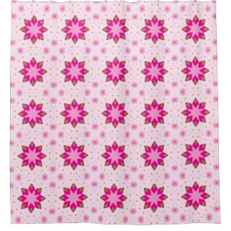 Petal Blossom Confetti pattern Shower Curtain