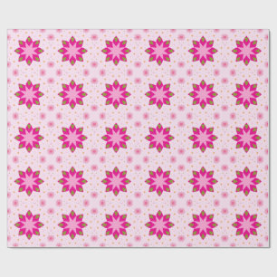 Petal Blossom Confetti pattern Wrapping Paper