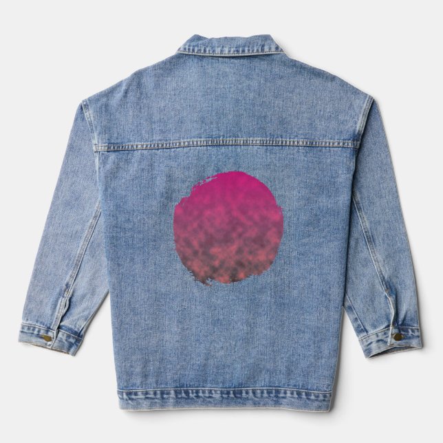 Petal Collapse Denim Jacket (Back)