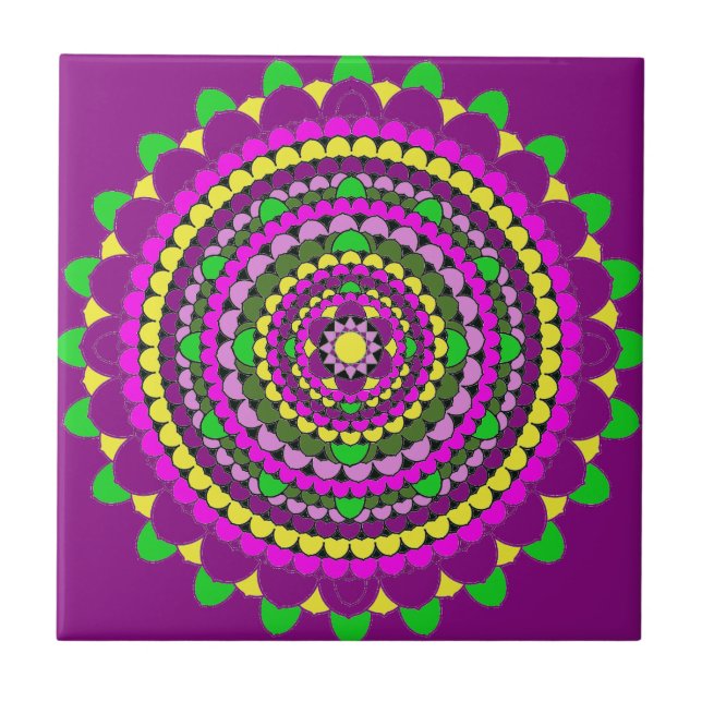 Petal Mandala Tile (Front)