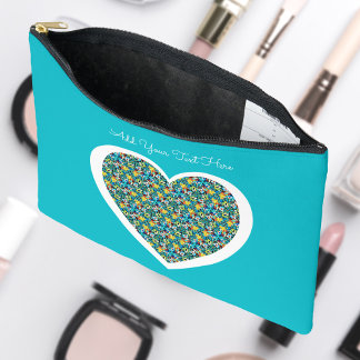 Petal Party Pattern Accessory Pouch